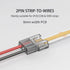 COB LED Light Strip Connectors 20pcs 8mm 2Pin Strip to Wires LED Tape Light Connectors,Transparent Solderless No Dark Area for LED Lights Connector DIY COB/SMD Strip Lights by VISDOLL
