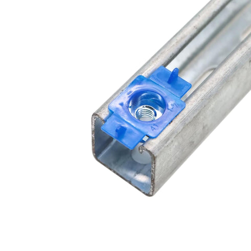 Strut Nuts with Twist Tab, 1/2"-13 Thread Strut Channel Nuts with Zinc Electroplate, 100 Packs