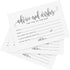 Bliss Collections Mad Libs Advice and Wishes Cards for Newlyweds, Pack of 50, 4x6 Cards for Wedding Reception
