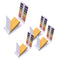4 Pack pH Test Strips, Universal pH 1-14 Test Paper, 320 Strips for Saliva, Urine, Water, Soil, Chemistry
