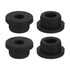 uxcell 4Pcs Rubber Grommets 21mm Drill Hole, 12mm ID Hole Top Hat