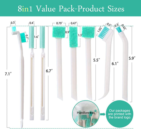 Small Cleaning Brushes for Household Cleaning, Crevice Tool Set for Window Tracks, Humidifier, Keyboard
