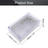 Fielect Clear Junction Box ABS Plastic Project Box, Dustproof Waterproof IP65 Electrical Project Enclosure with