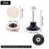 Dele 30 2" Commpressed 1 2" 1/4" Pcs of Wool Fabric Quick Change Disc Polishing Buffing Pads Wheels and Pcs of Disc Pad