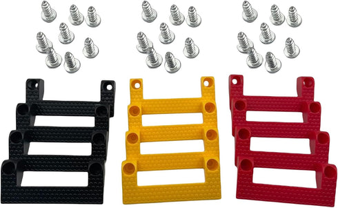 Ywmsfl Pack 4 of Versatile Tool Holders Rack Tape Measure Organizers Hanger for Power Tools on Ladder or Workbench
