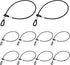 Vin Beauty 10PCS Stainless Steel Cable with Loops, 12 Inch 2mm Security Cable Short