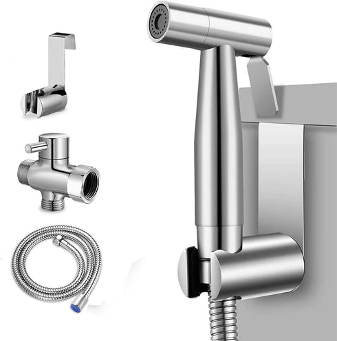 Handheld Bidet Sprayer for Toilet, Premium Stainless Steel Bathroom Bidet Attachment, Adjustable
