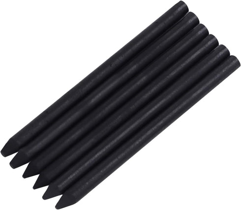 BXT 5.6MM Lead Refills for Metal Automatic Mechanical Graphite Pencil, 6pcs Charcoal Refills for Art Sketching