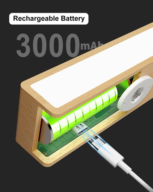 Set Dimmable,Wood 360 YiLaie Wall Sconces Battery Operated of Two,Rechargeable Wall Lamps for Bedroom,Wall Lights