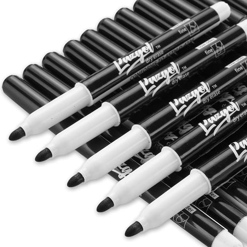 Dry Erase Markers Bulk, 60 Pack Black Low Odor Fine Point Markers for Whiteboard Use