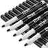 Dry Erase Markers Bulk, 60 Pack Black Low Odor Fine Point Markers for Whiteboard Use
