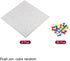 PATIKIL Felt Board Tiles, 6 Pack Beige Self Adhesive Square Wall Cork Pin Bulletin Board with Push Pins for Home Office