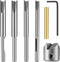 7 Pieces Pen Barrel Trimmer Kit, Trimming System Mill Trimmer Set for Woodworking Pen Kit Preparation