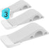 Wundermax Door Stoppers - Pack of 3 Rubber Wedge for Carpet, Hardwood, Concrete, and Tile