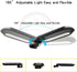 Solar Motion Sensor Gutter Lights, Waterproof, Wireless, 18 LED 600 Lumen Outdoor Security Lights for Garden, Fence