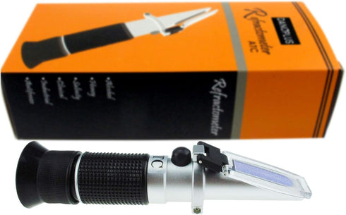 DANOPLUS Honey Moisture 58~90% Brix Refractometer with ATC, Handheld High Measuring Range for Honey, Jam, Syrup