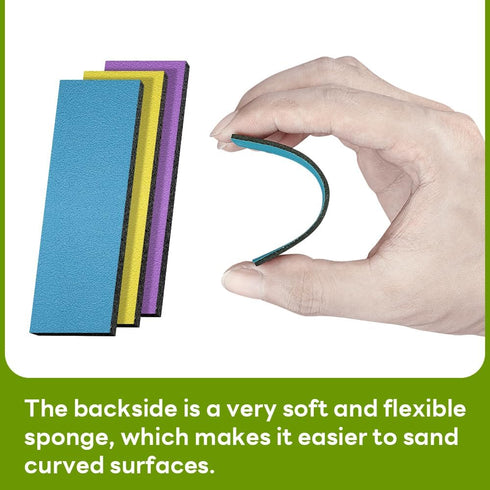 400 1200 30 stedi Sanding Sponge for Model Gundam Building, Hobby Model Tools Hand Sanding Block Waterproof Wet Dry