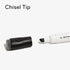U Brands Set of 12 Fine Tip Dry Erase Markers with Eraser, Low Odor, Black, Chisel Tip Whiteboard Markers