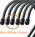12 Pack Heavy Duty 6 Inch S Hooks with Rubber Stopper for Hanging Plants, Birdhouse, Pan, Cups, Bags, Jewelry