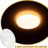 18.7cm iplusmile Replacement Mushroom Ceil Shade, Plastic White Flush Mount Ceiling Light Cover Lamp Dustcovers