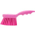 SPARTA 40541EC26 Pink Plastic Scrub Brush, 8 Inches Utility Kitchen Brush with Hanging Hole for Cleaning