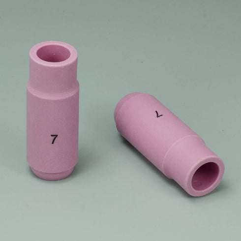 RIVERWELD #7 TIG Alumina Nozzle Ceramic Shield Cup 10N47 7/16" Orifice Fit DB PTA SR WP 17 18 26 10pk
