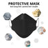 KN95 50 Pack, KN95 LEVENIS Face Masks Breathable Comfortable and Disposable Mask, Black