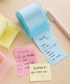 Full Adhesive Roll Sticky Notes, Self-Stick Notes, Width x Length 2 x 300 Inches, 4 Rolls/Pack (Four Colors with