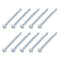 Hex Bolts (5/16-24x4") 10Pcs, Carbon Steel Zinc Plated Partial Threaded Hex Head Screw Bolt for Furniture