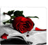 Red Rose Gaming Mousepad, Red Rose On Book Mouse Pad for Computer Desk, 9.5 X 7.9 Inch Non-Slip Rubber
