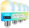 Linkind Matter Smart Bulb, Soft White to Daylight Tunable, Alexa Compatible, A19 E26, 800LM, 60W, 4-Pack