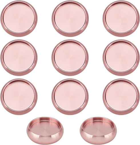 BENECREAT 11Pcs Aluminium Alloy Binding Discs, 18mm/0.7 Inch Metal Discbound Expansion Discs for Notebook