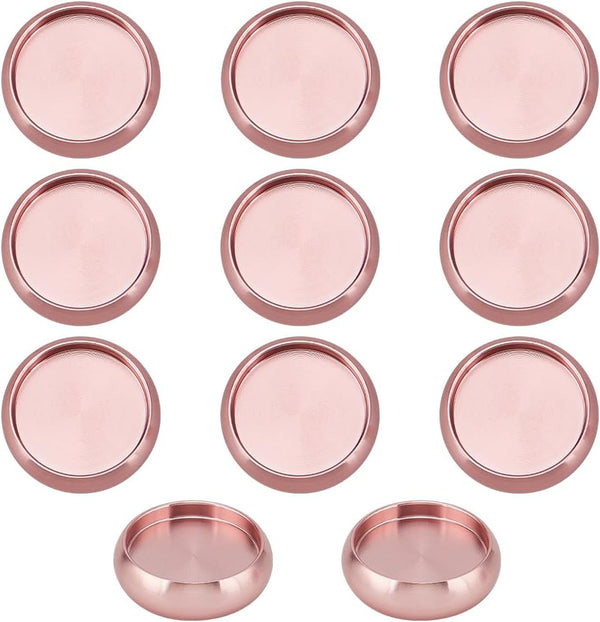 BENECREAT 11Pcs Aluminium Alloy Binding Discs, 18mm/0.7 Inch Metal Discbound Expansion Discs for Notebook