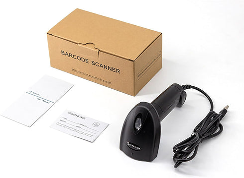 JIAN BOLAND 1D Warehouse-U1 Barcode Scanner USB Wired CCD Barcode Reader Supports Screen Scan Bar Code Scanners
