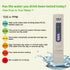 Water Quality Tester, Accurate and Reliable 3 in 1 EC Meter & Temperature Meter, Funayama TDS Meter for Drinking Water,