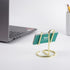 Business Card Holder for Desk - Cute Metal Card Organizers and Office Desk Accessories for Men and Women