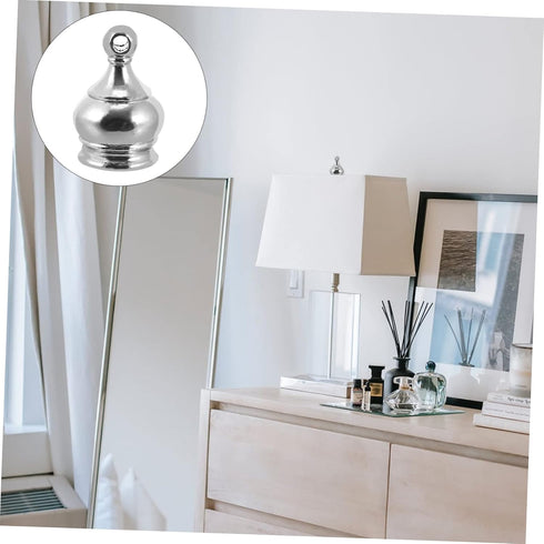 4pcs Uonlytech Shade Knob Lamp Shade Screw Brass Knobs Lamp Finial Head Light Fixture Screw Cap Lamp Finial Cap Lamp