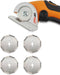 Replacement Rotary Blades for Worx WX2300 Zipsnip - 4 Pcs Compatible Cutter Blade for Cordless Scissors