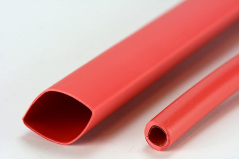 TEMCo 1/2" Marine Heat Shrink Tube, 3:1 Adhesive Glue Lined, 4 ft RED