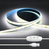 iNextStation 6.6ft 2M 5V USB COB LED Strip Light, 640LEDs 6000K Cold