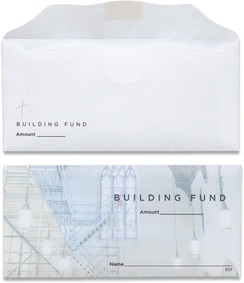 Building Fund Offering Envelope for Church (100) by Mountain Valley Printing