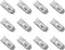 JCBIZ 12PCS Table Leveling Iron Piece Connector Firmware Tight Thickness Silver Iron Table