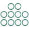 uxcell Fluorine Rubber O-Rings, 26mm OD, 19mm ID, 3.5mm Width, FKM Seal Gasket for Machinery Plumbing, Pack of 10