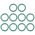 uxcell Fluorine Rubber O-Rings, 26mm OD, 19mm ID, 3.5mm Width, FKM Seal Gasket for Machinery Plumbing, Pack of 10