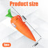 WmerWmn 3-Pack Set Carrot Recorder Pen, Voice Recording Writing Tool with Playback Feature, Creative Activities