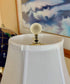 Finial Showcase 35mm 2" Ceramic Ivory Ball Antique Base Lamp Finial h