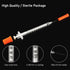 U 100 1cc Syringe, 1ml 30 Gauge 1/2 inch Disposable Lab Supplies, 100 per Box