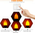Bestview Flickering Light Bulbs,3 Modes Led Flame Effect Light Bulb, Smart E12 Chandelier Base Candle Fire Light Bulb for Halloween, Christmas,Party, Porch, Indoor&Outdoor Home Decoration -6 Pack by Bestview