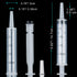 4 Pack 20mL Syringes for Lip Gloss Making Supplies Liquid TKP Lipgloss Base Flavoring Oil Oral Medicine Injection Feeding- with Tip Cap and Pipettes