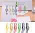 Music Paper Clips, 6 Colors, 100 Pcs Cute Funny Creative Music Coloured Plastic Alloy Office Stationery for Document